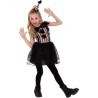 -DISFRAZ PAYASA VINTAGE OSCURO 7-9 AÑOS