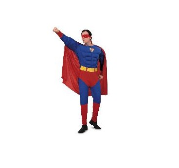DISFRAZ SUPERMAN MUSCULOSO S