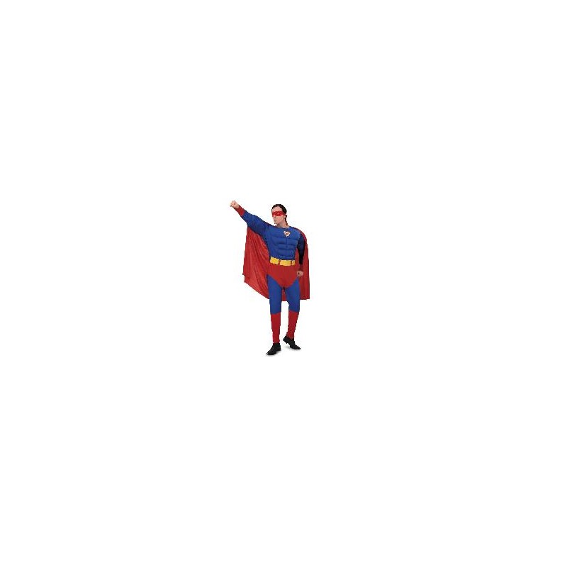 DISFRAZ SUPERMAN MUSCULOSO S