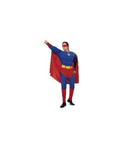 DISFRAZ SUPERMAN MUSCULOSO S