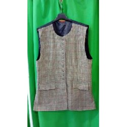 -DISFRAZ VESTIDO LANA VINTAGE A CUADROS 44