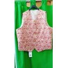 -CHALECO CABALLERO BROCADO CON FLORES ROSAS XXL