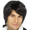 -PELUCA DE BOY BAND NEGRA