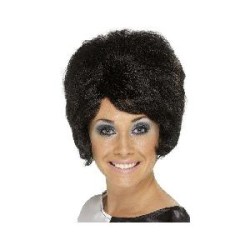 -PELUCA COLMENA AÑOS 60 NEGRA