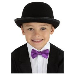 -SOMBRERO BOMBIN VICTORIANO INFANTIL NEGRO