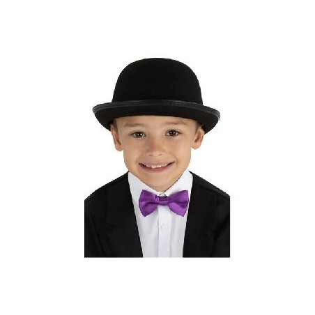 -SOMBRERO BOMBIN VICTORIANO INFANTIL NEGRO