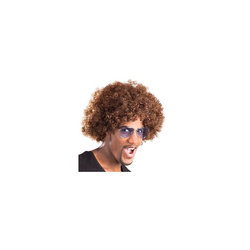 -PELUCA AFRO CASTAÑA