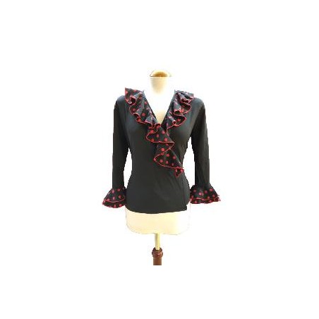 -CAMISA CON VOLANTES M