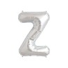 -GLOBO PLATA LETRA "Z" 86 CM