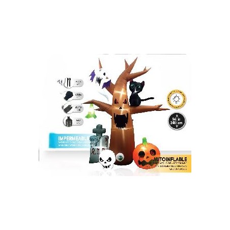 -ARBOL DE HALLOWEEN HINCHABLE