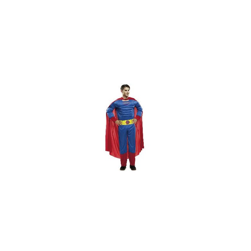 -DISFRAZ SUPERMAN MUSCULOSO S
