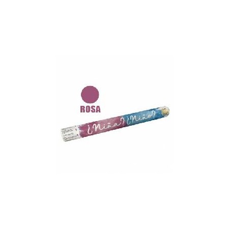 CAÑON REVELACION POLVO Y CONFETY ROSA