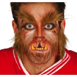 -BIGOTES Y CEJAS HOMBRE LOBO