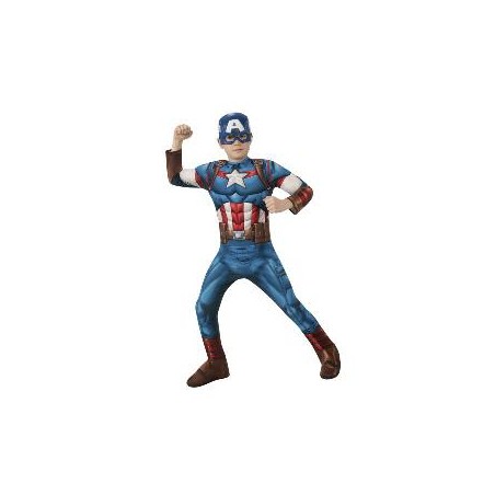 -DISFRAZ CAPITAN AMERICA CLASSIC Z 9-10