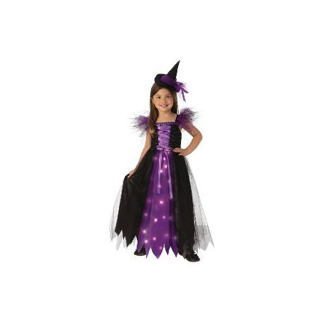 -DISFRAZ BRUJA MADRINA CON LUZ 5-7 AÑOS