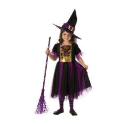 -DISFRAZ BRUJA MAGICA 3-4 AÑOS