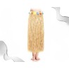 FALDA HAWAIANA ADULTO NATURAL 80 CM