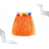 -FALDA HAWAIANA ADULTO NARANJA 40 CM