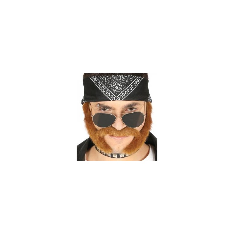 -BIGOTE CON PATILLAS CASTAÑA