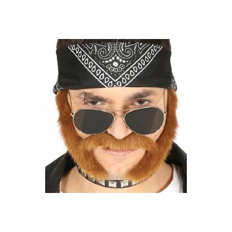 -BIGOTE CON PATILLAS CASTAÑA