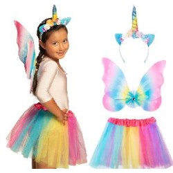 SET HADA UNICORNIO INFANTIL