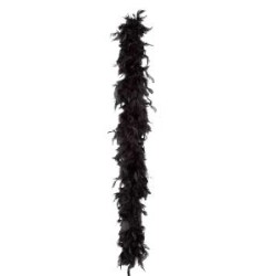 -BOA PLUMA NEGRO 50GR. (180 cm)