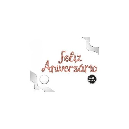 -SET GLOBO "FELIZ ANIVERSARIO"
