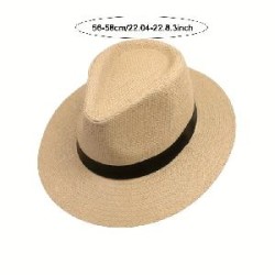 -SOMBRERO GANGSTER CREMA CALADO
