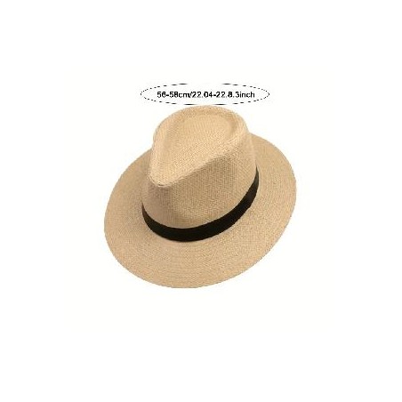 -SOMBRERO GANGSTER CREMA CALADO