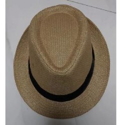 -SOMBRERO GANGSTER MARRON CALADO