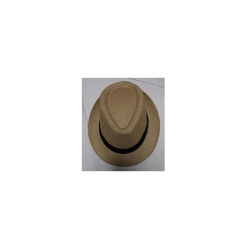 -SOMBRERO GANGSTER MARRON CALADO