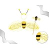 -DISFRAZ CONJUNTO ABEJA 3PC
