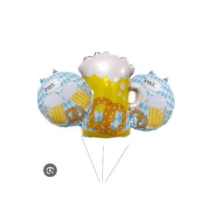 -SET GLOBOS JARRA CERVEZA