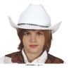 SOMBRERO VAQUERO FIELTRO BLANCO INFANTIL