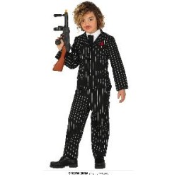 -DISFRAZ GANGSTER INFANTIL 5-6 AÑOS