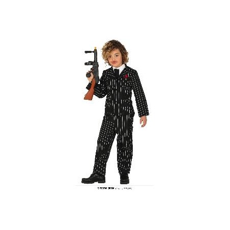 -DISFRAZ GANGSTER INFANTIL 5-6 AÑOS