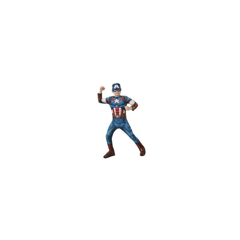 -DISFRAZ CAPITAN AMERICA CLASSIC Z 9-10