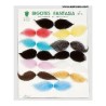 -BIGOTES DE CABELLO COLORES CON GOMITA