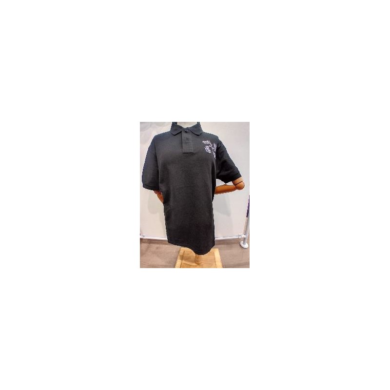 -CAMISETA POLO NEGRO LAUBURU 2XL
