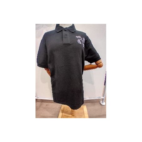 -CAMISETA POLO NEGRO LAUBURU S