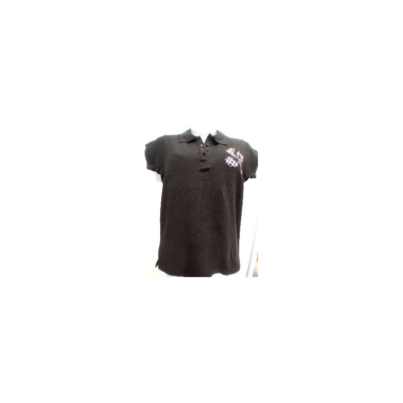-CAMISETA POLO NEGRO LAUBURU MUJER M