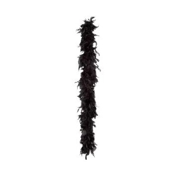 -BOA PLUMA NEGRO 50GR. (180 cm)