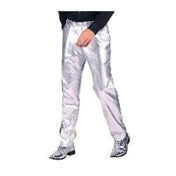 -PANTALON CABALLERO METALIZADO PLATA 54