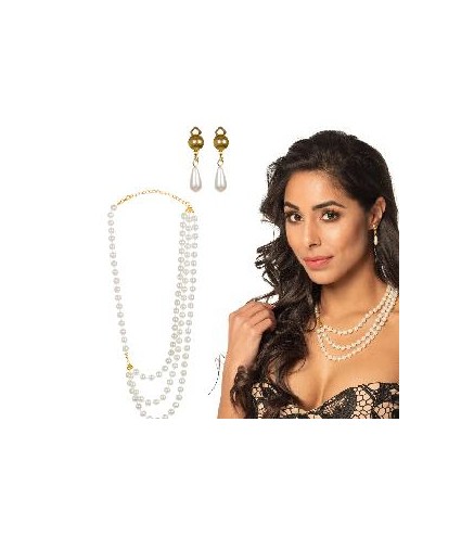 -CONJUNTO DE JOYAS DE PERLAS