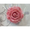 BROCHE FLOR GRANDE ROSA PALO