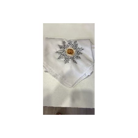 -PAÑUELO REGIONAL CREP BLANCO M