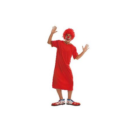 -DISFRAZ PAYASO ROJO XL