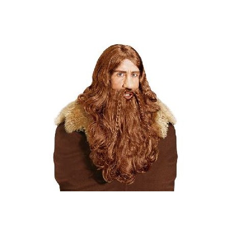 -PELUCA VIKINGO BARBA Y BIGOTE