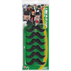 -SET "6 BIGOTES ADHESIVOS"