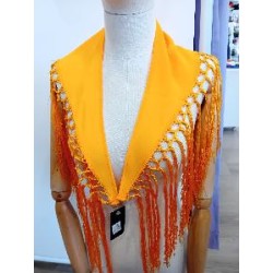 MANTONCILLO FLECOS CRESPON NARANJA INFANTIL